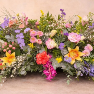 Grand coussin champêtre coloré (D12)